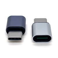 Adaptateur USB-C mâle vers femelle L19 en aluminium, connecteur OTG pour transmission de données, convertisseur protégé OTP