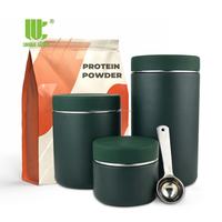 Conteneur de stockage alimentaire empilable hermétique en acier inoxydable, pot à café, thé, matcha, boîte de voyage, vente en gros
