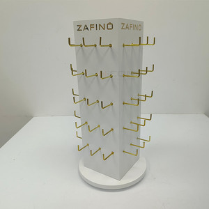 Tùy chỉnh gỗ vàng Vòng đeo tay trang sức hiển thị giới thiệu bộ sưu tập đồ trang sức của bạn với phong cách và sang trọng Đồ trang sức hiển thị đứng - Product Image 2