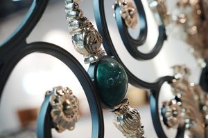 <b>Metal</b> stair guardrails in the Middle East, modern gold-plated stair <b>handrails</b> in Saudi Arabia, United Arab Emirates and Qatar - Product Image 6