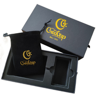 Coffret cadeau cosmétique de luxe pour cadeau, type tiroir, logo personnalisé en relief, kit de parfum pour femme et homme, boîtes rigides magnétiques recyclables