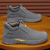 Chaussures de travail souples à semelle souple pour hommes, respirantes, pour le sport et la protection industrielle, chaussures à semelle épaisse, protection du travail