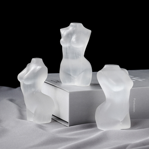 Modelo Femenina de Cristal Desnudo, Piedra de Yeso, Piedras Curativas de Cristal - Product Image 6