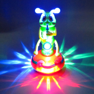Popolare LED luminoso canto luminoso danzante animale anatra <span class=keywords><strong>bruco</strong></span> suino bestiame Robot elettronico giocattoli musicali per bambini regali - Product Image 4