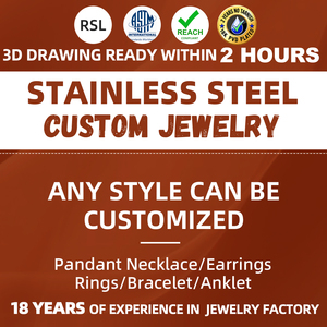 Personnalisation Fabricant : Ensemble de Bijoux en Acier Inoxydable 316L Hypoallergénique, Étanche, Anti-ternissement 2 Ans, OEM ODM Vente en Gros - Product Image 1