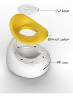 Bacinica Infantil Tipo Sofá, EVA+PP, Ecológica, Impermeable, Resistente al Aceite, Antienvejecimiento, Fácil de Limpiar, Diseño Sólido, para el Entrenamiento de Ir al Baño