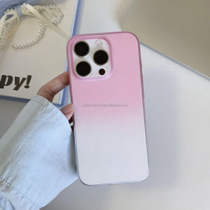 Coque de téléphone portable personnalisable en PC anti-chute magnétique transparente effet givré dégradé pour iPhone 16 Pro Max - Product Image 2