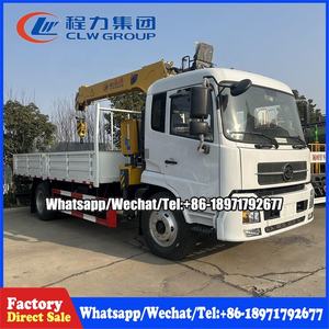 Prix usine Dongfeng 4x2 5 tonnes camion à <span class=keywords><strong>benne</strong></span> basculante avec manipulateur de <span class=keywords><strong>grue</strong></span> à vendre - Product Image 4