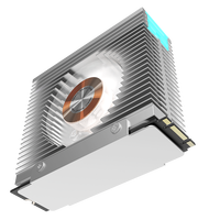 Dissipateur thermique en aluminium pour PC, accessoires pour SSD NVMe M.2, refroidisseur RGB