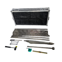 Kit d'échantillonnage de tourbe russe, tarière pour échantillonner la tourbe, équipement d'échantillonnage de sol pour sols meubles et enquêtes environnementales
