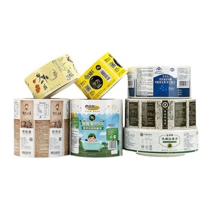 Étiquettes adhésives en vinyle colorées, autocollants dorés laser pour aliments, mascara, légumes - Product Image 4