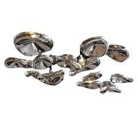 Lustre en verre personnalisé sur mesure, forme artistique, pour villa de luxe, table à manger, salon, chambre, restaurant, ambiance