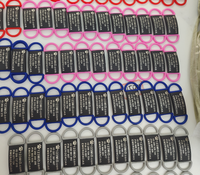 Luxuriöse, schlichte & klassische programmierbare Silikon-Hundemarken mit einzigartigem QR-Code zur Haustier-Ortung, personalisiertes Haustierhalsband