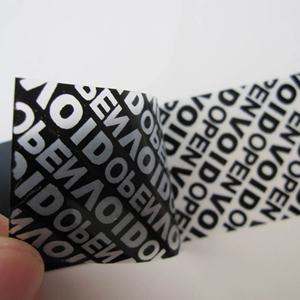 白色 VOID 哑光银色 PET VOID 标签纸大卷 VOID 纸材料，用于热敏打印 - Product Image 4