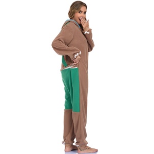 Spedizione Gratuita: <span class=keywords><strong>Pigiama</strong></span> Natalizio da Donna a Forma di Omino di Pan di Zenzero, Abbigliamento da Notte Trendy <span class=keywords><strong>in</strong></span> <span class=keywords><strong>Pile</strong></span> - Product Image 6