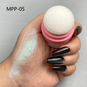 Poudre pressée MLM illuminatrice pour le corps et le visage, poudre minérale fixatrice scintillante, cosmétique imperméable - Product Image 3