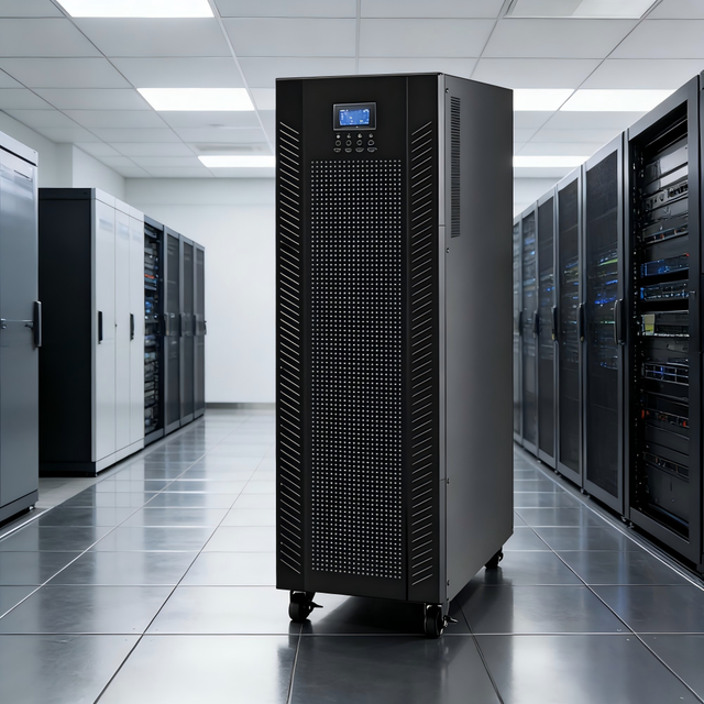 Manufacturer Direct Sales of High Quality Black Intelligent High Frequency 10kva 8kw Online Uninterruptible Power Supply Ups