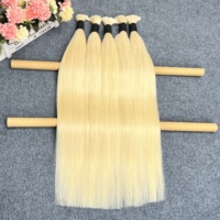 Estensioni di Capelli Umani Grezzi con Cuticole Allineate, Non Trattati, Lisci 613, Naturali, Stile Boho, Vendita all'Ingrosso