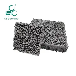 Popular área de superficie grande, mejor precio, fundición por gravedad de acero fundido, filtro de cerámica de espuma de metal fundido para filtración de fundición