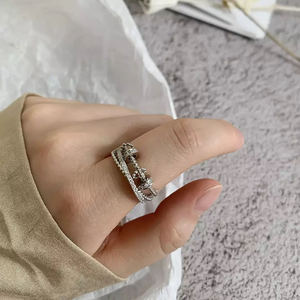 Anillo ajustable de cuentas giratorias para aliviar la ansiedad, joyería de meditación para hija, hija, hijab - Product Image 3