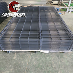 OEM nhà sản xuất an ninh thép carbon Zn + PVC 3D hàng rào tấm 4mm dây lưới Kích thước 200*55mm màu xám RAL 7016 được sử dụng cho hàng rào vườn - Product Image 3