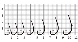 Amo da pesca Mustad 10015SP-BN nero a bocca curva, in acciaio ad alto tenore di carbonio, singolo, per jigging in acqua salata - Product Image 6