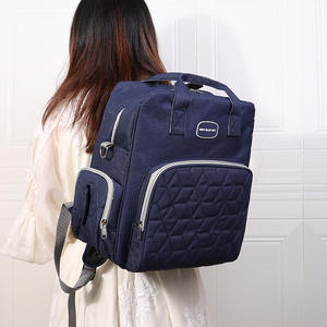 Mochila para mamá Baby Blue Sky, aislada, ligera, expandible, para pañales, con correas desmontables y cremallera interior. - Product Image 1