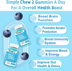 <span class=keywords><strong>Vitamin</strong></span> Label pribadi kualitas tinggi membangun otot kuat tulang bersama Biotin Gummies - Product Image 4