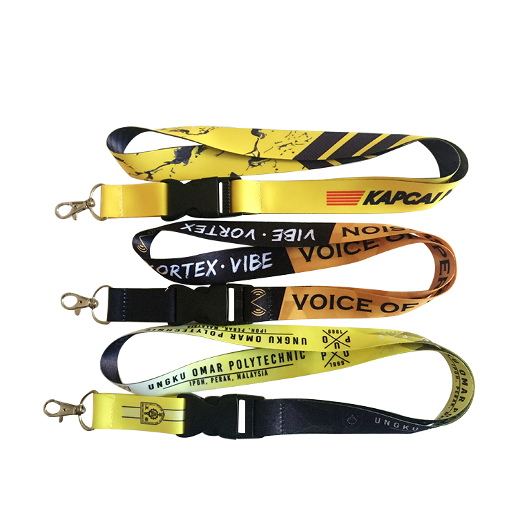 Factory Custom Keychain Lanyard With logo Printing Custom Ribbon Image 4