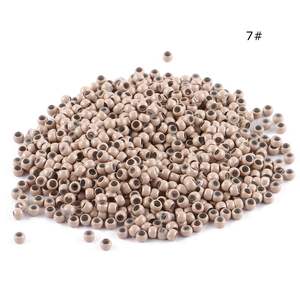 Nano anneaux doublés en <span class=keywords><strong>silicone</strong></span>, très petits, pour extensions de cheveux, i-tip - Product Image 3