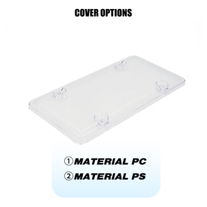 Placa de matrícula de coche de plástico de alta calidad PC/PS cubierta transparente - Product Image 5