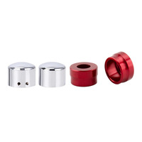 Bouchons à vis en aluminium sur mesure de précision, usinés CNC et options en acier inoxydable par électroérosion à fil