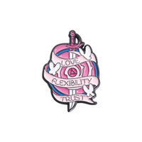 Broche en métal rose polyvalente en gros pour accessoires vestimentaires, fabriquée à la main pour le Nouvel An chinois et les occasions du National Day