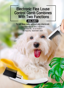 Aucun mal aux humains ou aux animaux de compagnie peigne à poux électrique dissolvant de poux peigne à poux électrique pour bébés - Product Image 3