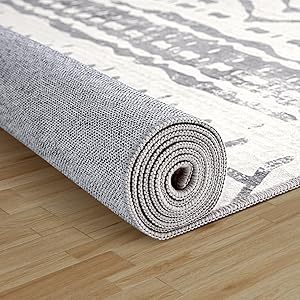 Alfombra <span class=keywords><strong>de</strong></span> área, alfombras lavables, alfombra Bohemia <span class=keywords><strong>para</strong></span> sala <span class=keywords><strong>de</strong></span> estar, antideslizante, ultrasuave, con estampado geométrico, alfombra <span class=keywords><strong>de</strong></span> pila baja <span class=keywords><strong>para</strong></span> comedor y dormitorio - Product Image 5