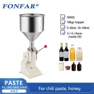 Hoge Kwaliteit A03 Handmatige Kleinschalige Vloeibare Vulmachine 5-50Ml Kleine Fles & Tas Verpakker Voor Shampoo Olie & Pasta 10l Capaciteit - Product Image 2