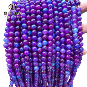 Jingde Jewelry optimise la vente en gros de <span class=keywords><strong>perles</strong></span> rondes en jade Shujulai d'Afrique du Sud, de fils et de bijoux artisanaux DIY. - Product Image 1