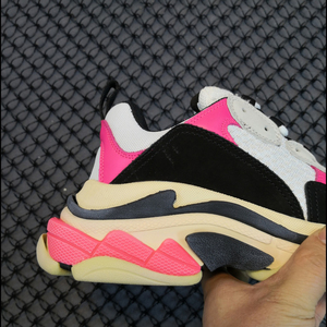 Baskets montantes de luxe en cuir de créateur haut de gamme, à lacets, confortables, antidérapantes, légères, triple semelle, pour la marche décontractée, tendance célèbre - Product Image 5