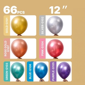 ชุดลูกโป่งลาเท็กซ์สีดำขนาดใหญ่ 36 นิ้ว สำหรับเด็กผู้หญิงหรือเด็กผู้ชาย ตกแต่งงานเลี้ยงฉลองทารก งานเปิดเผยเพศลูก - Product Image 2