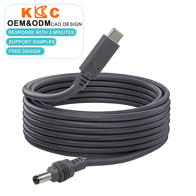 Heavy Duty USB C to DC Extension, Satellite Dish Signal Wire, Durable Networking Power Line for Remote Sites