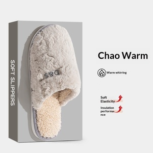 Nuovi Arrivi: Pantofole in Cotone <span class=keywords><strong>per</strong></span> <span class=keywords><strong>Uomo</strong></span> e Donna, Calde con Fodera in Pile, Scarpe <span class=keywords><strong>da</strong></span> <span class=keywords><strong>Casa</strong></span> Antiscivolo con Tacco Basso, Pantofole Premaman - Product Image 5