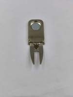Porte-cigare de golf et outil de réparation de divots en alliage de zinc, fourche de réparation de marqueurs de balle, accessoire de golf portable pour le parcours, les loisirs et le divertissement