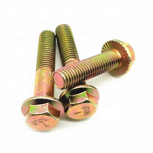 Boulon à tête hexagonale à longue jambe, plaqué zinc jaune, pour voitures, motos et moteurs diesel - Product Image 3