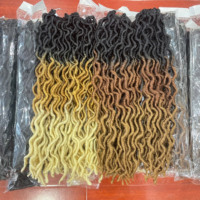 Offre Spéciale Cheveux Synthétiques Tressage Faux Locs Cheveux au Crochet Faux Locks Cheveux Gypsy Locs