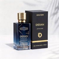 Emballage Premium Personnalisé, Flacon de Parfum en Verre Rectangulaire 30ml 50ml 100ml, Vaporisateur de Cologne, Flacons d'Échantillon de Parfum de Luxe avec Boîte