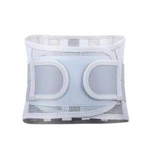 Hy-D01 Gray <b>Black</b> Waist Support <b>Wrap</b>-Around Lumbar Spine Compression Breathable Abdominal Tightening Heat Therapy Adult All - Product Image 3