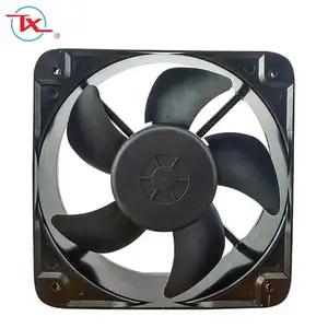 Ventilateur à billes sans balais 20060 v DC, ventilateur de refroidissement à courant continu 200x200x60mm, ventilateur axial de 200mm 8 pouces avec cadre en aluminium