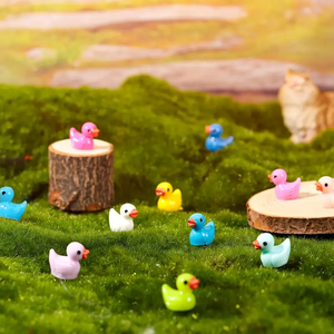 50pcs Mini Statues De Canard En Résine | En Vrac Miniature Paysage Jardin <span class=keywords><strong>Aquarium</strong></span> Pot <span class=keywords><strong>Plante</strong></span> Accessoires pour La Maison De Fête Jeu Maison De Poupée - Product Image 5