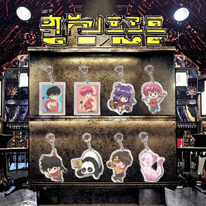 Porte-clés léger en acrylique imprimé UV, motif anime tendance, Ranma Nibun No <span class=keywords><strong>Ichi</strong></span>, pendentif décoratif pour sac à dos - Product Image 3