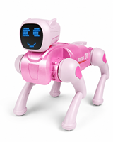 Jimei X1 KI-Roboterhund Sprachsteuerung Fernbedienung Emotionaler Begleiter Geschichtenerzähler Lernspielzeug Mehrsprachig für Kinder 4-6 Jahre
